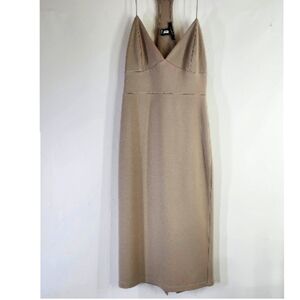 🐚Forever 21 Nude midi/mini dress🐚